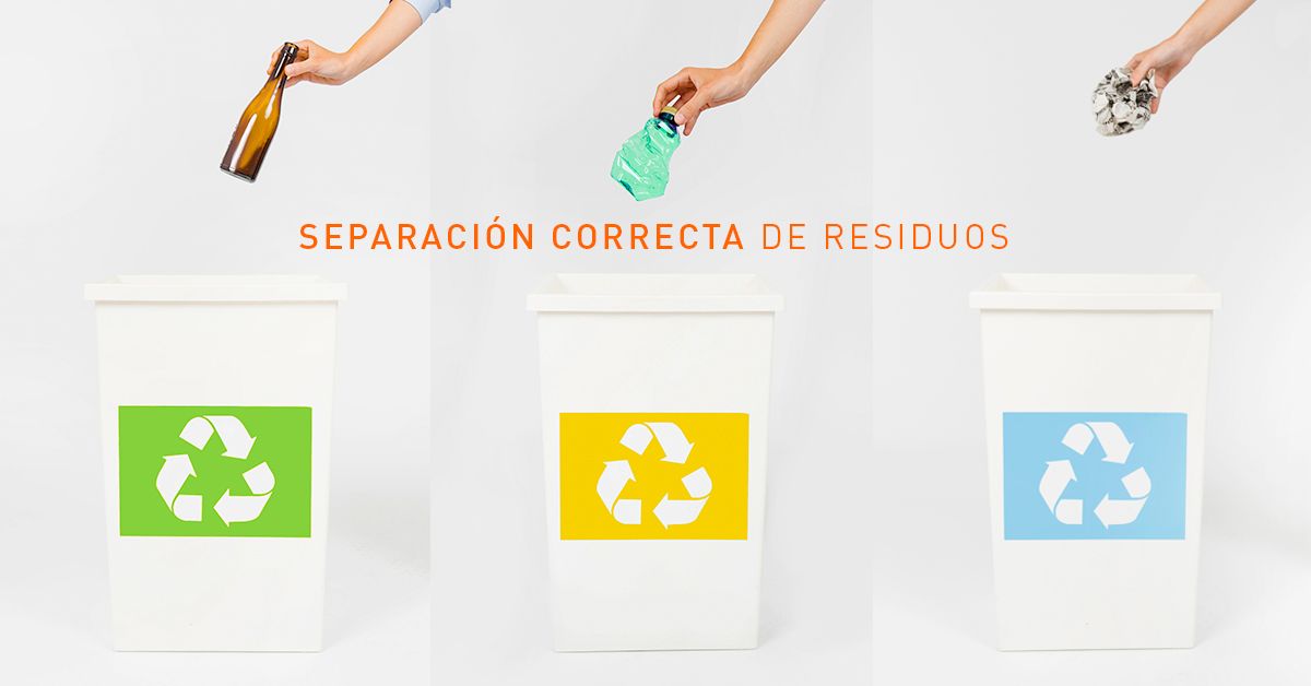 Separar correctamente los residuos evita la propagación de COVID-19
