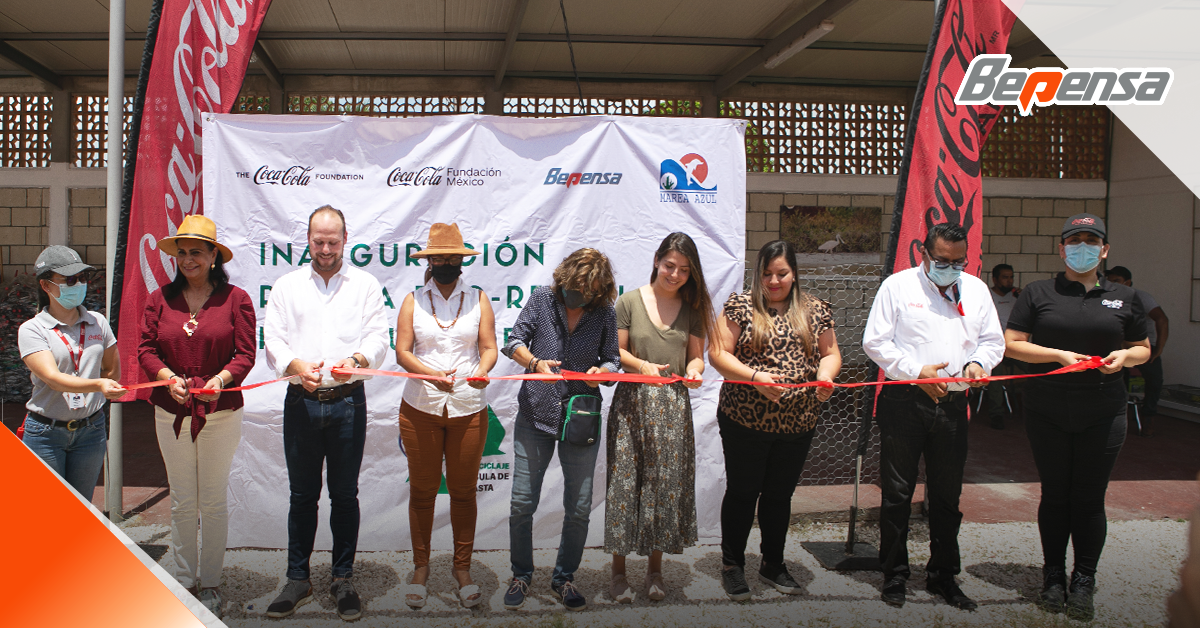 Inauguración de la planta de eco reciclaje en Atasta, Campeche